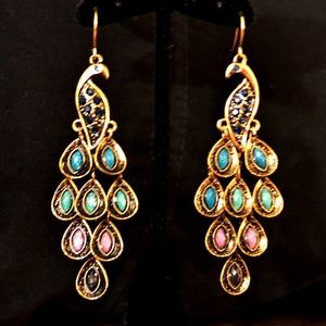 Peacock Earrings